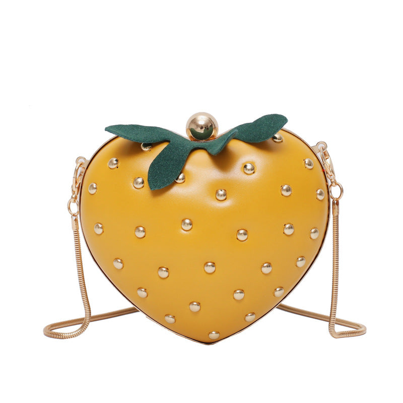 Wholesale PU Strawberry Messenger Bag